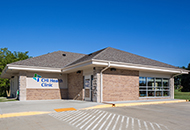 Exterior front view of CHI Health Bedford Clinic - Family Medicine/Internal Medicine