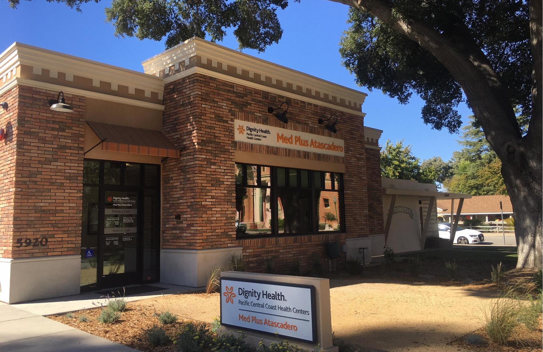 Exterior front view of Primary Care - Dignity Health - Atascadero, CA