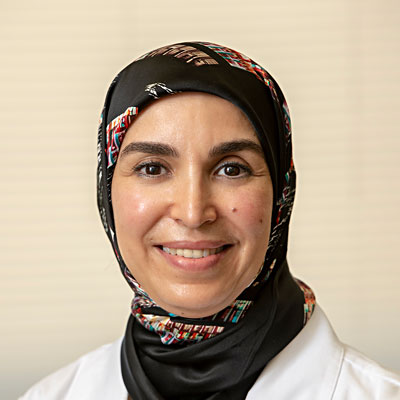 Portrait of Bahija Saouf, MD